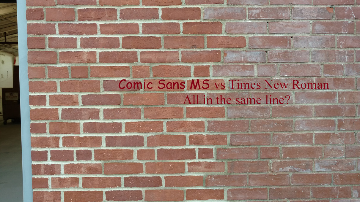 West exterior Gym wall infill
